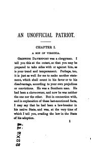 Cover of: An Unofficial Patriot