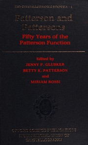 Cover of: Patterson and Pattersons