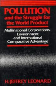 Cover of: Pollution and the struggle for the world product