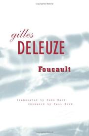 Cover of: Foucault