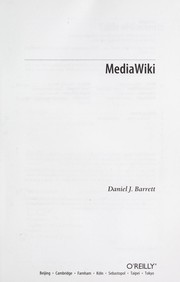 Cover of: MediaWiki