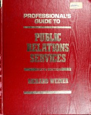 Cover of: Professional's guide to public relations services