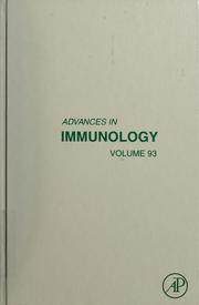 Cover of: Advances in immunology.