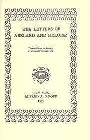 Cover of: Letters of Abelard and Heloise
