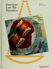 Cover of: Luscious low-fat favorites