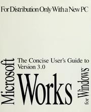 Cover of: Microsoft Works for Windows: version 3.0 Windows 3.1