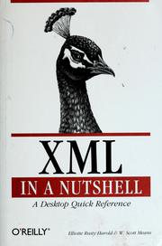 Cover of: XML in a nutshell