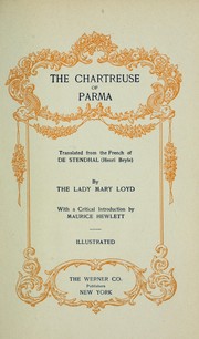 Cover of: La Chartreuse de Parme