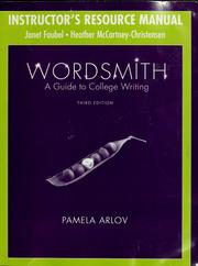 Cover of: Wordsmith - A Guide to College Writing