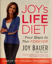 Cover of: Joy's life diet
