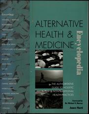 Cover of: The alternative health & medicine encyclopedia
