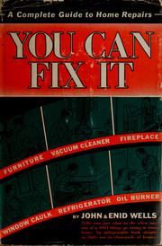 Cover of: You can fix it
