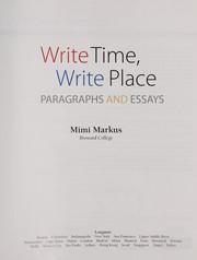 Cover of: Write time, write place