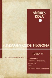 Cover of: Fundamentos de Filosofía - Tomo II