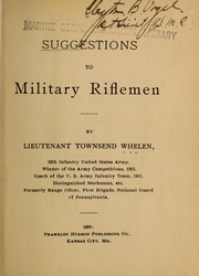 Cover of: Suggestions to Military Riflemen