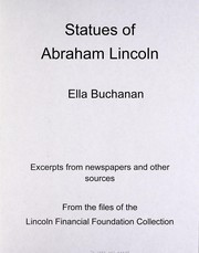 Cover of: Statues of Abraham Lincoln