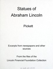 Cover of: Statues of Abraham Lincoln