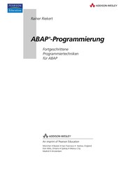 Cover of: ABAP-Programmierung