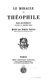 Cover of: Le miracle de Théophile: miracle du XIIIe siècle