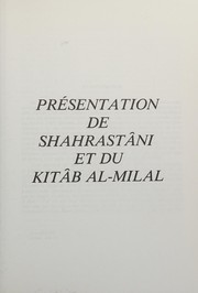 Cover of: Milal wa-al-niḥal