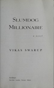Cover of: Slumdog millionaire