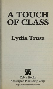 Cover of: A touch of class