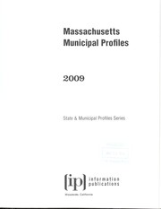 Cover of: Massachusetts Municipal Profiles, 2009