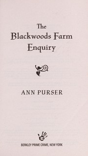 Cover of: The Blackwoods Farm enquiry