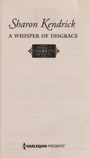 Cover of: A whisper of disgrace