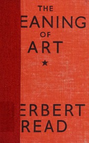 Cover of: The meaning of art