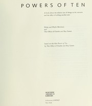Cover of: Powers of ten : a book about the relative size of things in the universe and the effect of adding another zero