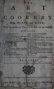 Cover of: The art of cookery, made plain and easy