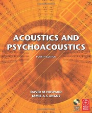 Cover of: Acoustics and Psychoacoustics