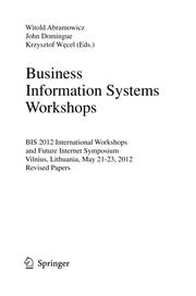Cover of: Business Information Systems Workshops