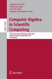 Cover of: Computer Algebra in Scientific Computing