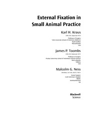 Cover of: External fixation in small animal practice