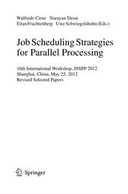Cover of: Job Scheduling Strategies for Parallel Processing