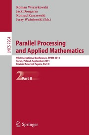 Cover of: Parallel Processing and Applied Mathematics