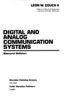 Cover of: Digital and analog communication systems