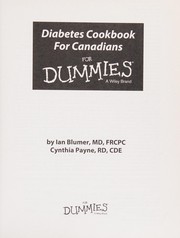 Cover of: Diabetes cookbook for Canadians for dummies
