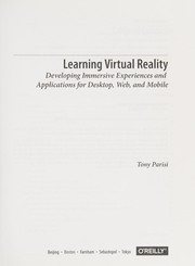 Cover of: Learning virtual reality