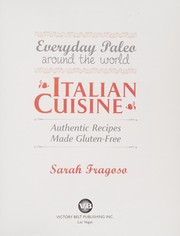 Cover of: Everyday paleo around the world Italian cuisine