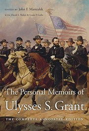 Cover of: The Personal Memoirs of Ulysses S. Grant