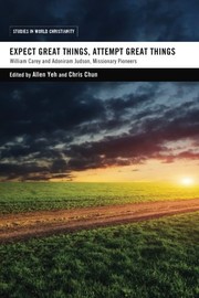 Cover of: Expect Great Things, Attempt Great Things