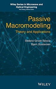 Cover of: Passive Macromodeling