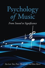Cover of: Psychology of Music