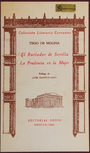Cover of: El burlador de Sevilla