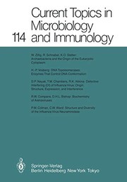 Cover of: Current Topics in Microbiology and Immunology