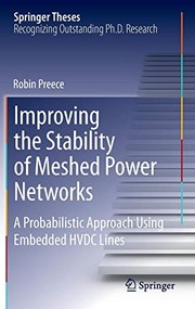 Cover of: Improving the Stability of Meshed Power Networks