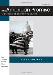 Cover of: The American Promise Value Edition, Combined Version
